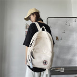 Sohiwoo Casual Nylon College Backpack