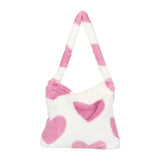 Sohiwoo Fluffy Shoulder Plush Tote