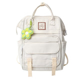 Sohiwoo Yellow College Laptop Backpack