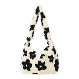 Sohiwoo Fluffy Shoulder Plush Tote