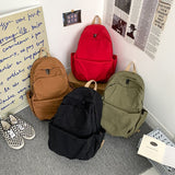 Sohiwoo Preppy Cool Cotton Backpack