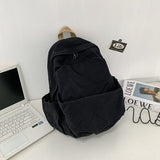 Sohiwoo Preppy Cool Cotton Backpack