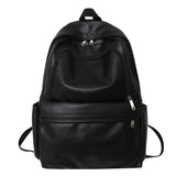 Sohiwoo PU Leather Couple Backpack