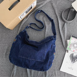 Sohiwoo Embroidered Canvas Shoulder Bag