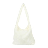 Sohiwoo Fluffy Shoulder Plush Tote