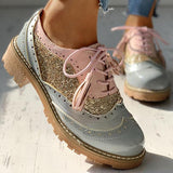 Women Vintage Oxford Brogues Shoes