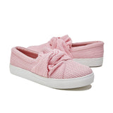 Sohiwoo  sneaker Knitted Twist Slip On Sneakers