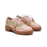 Women Vintage Oxford Brogues Shoes