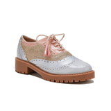 Women Vintage Oxford Brogues Shoes