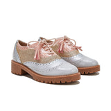 Women Vintage Oxford Brogues Shoes