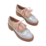 Women Vintage Oxford Brogues Shoes