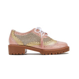 Women Vintage Oxford Brogues Shoes